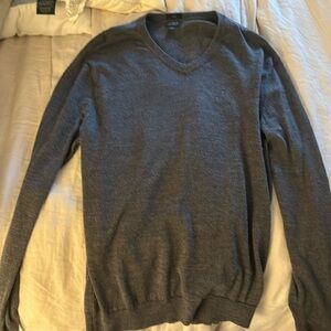 Jcrew Slim 100% Merino, Medium Grey Sweater